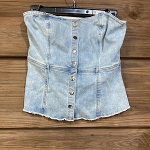 Guess Denim Tube Top